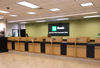 Interior Build Out of Banking Outlet
