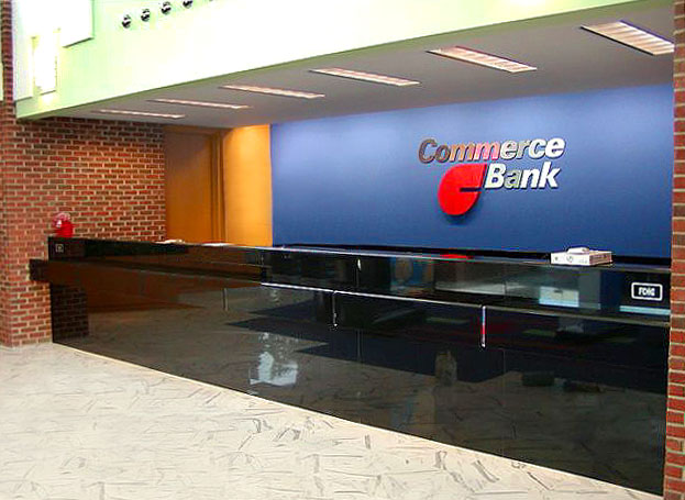 Commerce Bank Counter