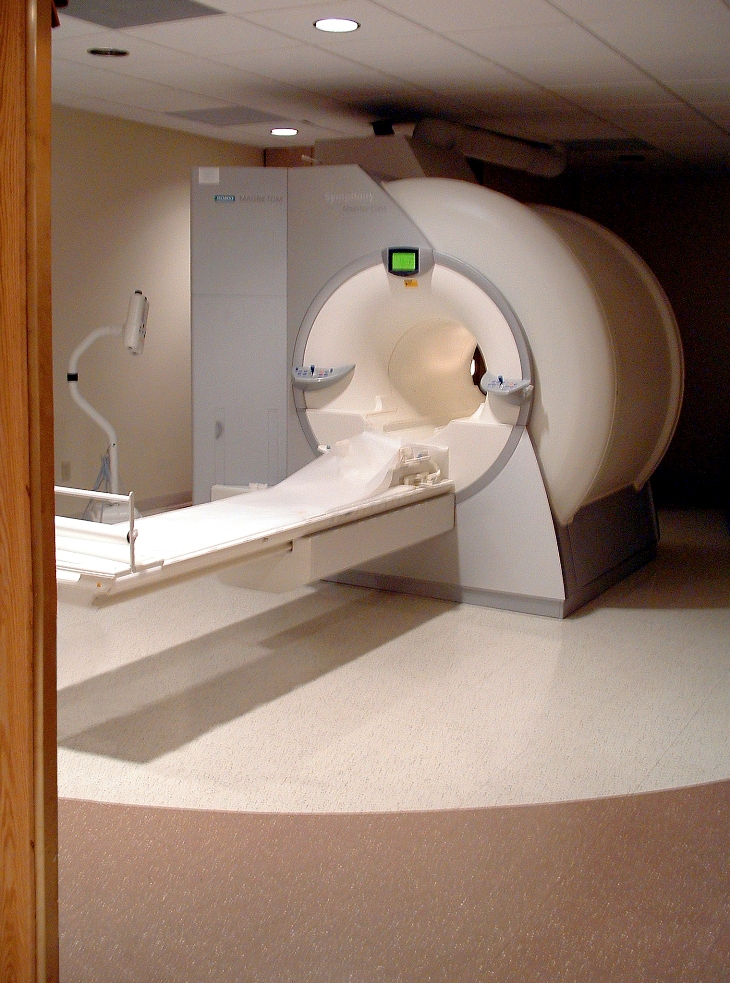 MRI Equipment at Medical Center Build Out
