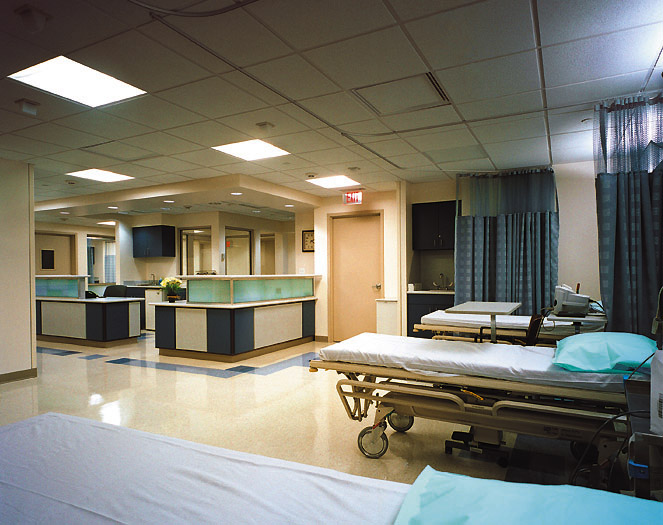 Renovated hospital style ward
