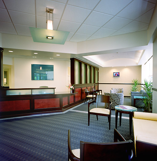 Fit out of medical facility lobby